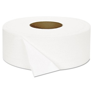 Papier toilette blanc jetable JRT Jumbo GEN 3.3 In.x 1000 Ft., compatible avec les fosses septiques, 2 plis, 12 rouleaux/carton - Product Image 3