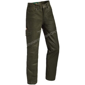 Pantalon de chasse en cuir véritable pour homme, imperméable, élastique, pour la randonnée, la chasse, décontracté, multi-poches, pantalon de travail, jogging pour homme - Product Image 1