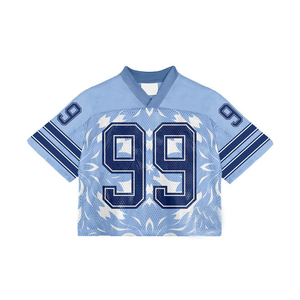 Maillots de football et de football américain personnalisables, respirants, en maille, avec logo, haute qualité, nouvelle saison - Product Image 3