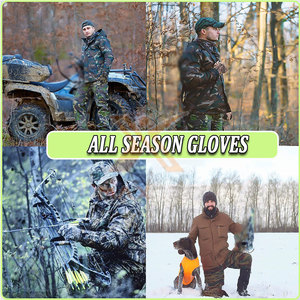 Gants de chasse en polyester imperméables et antidérapants fabriqués au Pakistan, service OEM personnalisé, utilisation en extérieur, faible MOQ - Product Image 5