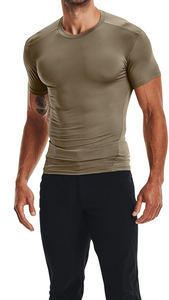 Camisa de compresión de manga corta para hombre, camiseta BJJ de LICRA con estampado de sublimación, capa base deportiva de secado rápido, protección contra sarpullidos, artes marciales - Product Image 3