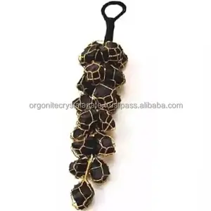 High Quality Natural Black Tourmaline Hanger Home Door & Wall & Car Hangers Healing Gifts Good Crystal Crafts Buy From India