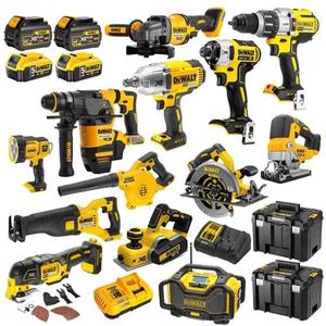NOUVEAU KIT COMBO ORIGINAL Dewalts, ensemble d'outils de 15 pièces, perceuses 18 volts 20 volts XRP, scie sauteuse/visseuse à chocs, conception flexible, en stock - Product Image 2