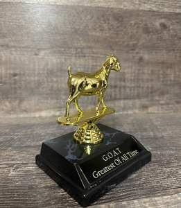 Trofeo de Metal Dorado Ecológico - Grabado Personalizado e Inserto Personalizado - Product Image 2