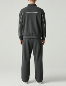 Conjunto Deportivo Ligero de 2 Piezas para Correr, Chaqueta y Pantalón, Chaqueta Cortavientos Reflectante de Nailon Arrugado - Product Image 2