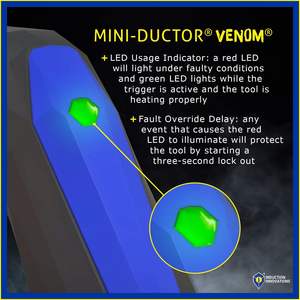 Calentador de Inducción Portátil con 3 Bobinas, Estuche de Seguridad y Manual para la Extracción Eficiente de Tuercas y Pernos Atascados - Product Image 4
