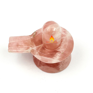 Pierre précieuse naturelle Quartz Rose sculpté pierre précieuse Shivling cristal pierre artisanat Shiva Lingam gros Antique graver sculpté cadeaux - Product Image 1