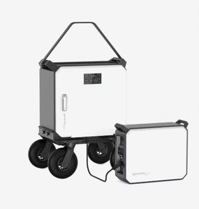 Portable Power Station 5000W 5120Wh <b>Solar</b> <b>Generator</b> with Wheels Handle Plastic OEM White & Black Design Industrial Home Use - Product Image 3