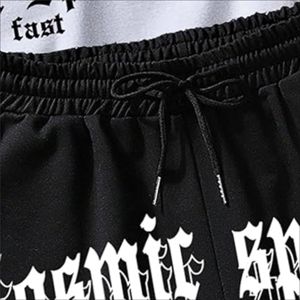 Ensemble short et t-shirt d'été de haute qualité pour hommes Branding personnalisé Streetwear Ensemble deux pièces de sérigraphie respirante - Product Image 4