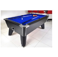 Table de billard à la maison antique haut de gamme avec jambes en bois de retour de boule coussins en caoutchouc ardoise MDF à vendre