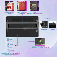 Señalización Digital para Montaje en Pared Exterior de 55'', Pantalla Legible Bajo la Luz Solar de 2000nits, HD, Resistente al Agua IP65, Protección de 10KV, Sistema de Refrigeración por Aire