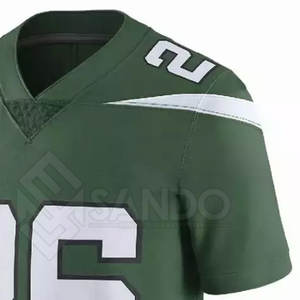 Camiseta de fútbol americano de último estilo, camiseta al por mayor, diseña tu propia camiseta de fútbol americano personalizada - Product Image 5