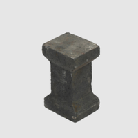 Support de four carré en carbure de silicium sur mesure, résistant à la corrosion, pour ligne de production céramique, mobilier de four en carbure de silicium