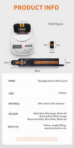 Sangle d'haltérophilie de haute qualité Vente en gros Entraînement de gymnastique personnalisé Heavy Duty avec logo Enveloppe de poignet d'haltérophilie camouflage - Product Image 4
