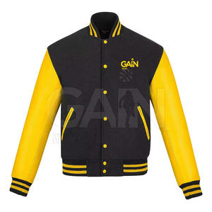 Veste d'hiver douce et durable pour hommes, style veste Letterman confortable et classique - Product Image 1