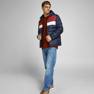Veste matelassée pour homme de haute qualité 2025, nouvelle mode, manteau d'hiver personnalisé avec col montant, vente en gros - Product Image 4