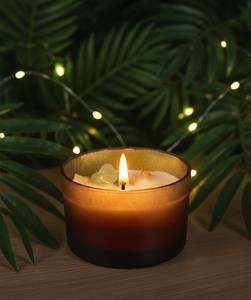 Handmade <b>Soy</b> <b>Wax</b> Cylindrical Jar with Vintage Apothecary Design Eco-Friendly Christmas Lighting Warm Golden Glow - Product Image 1