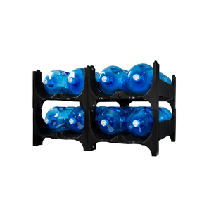 Calidad Superior Venta caliente Botellas 5 galones de agua Almacenamiento y distribución Uso de polipropileno (PP) Bastidores de plástico - Product Image 1