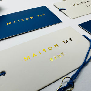 Tampon à chaud avec impression offset personnalisée étiquette pivotante en feuille d'argent carte écologique recyclée avec autocollant hologramme anti-contrefaçon - Product Image 5