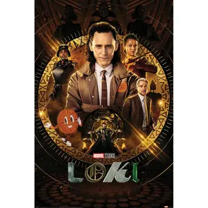 Affiche sur toile de Tom Hiddleston en tant que Loki, design moderne Glorious Purpose pour décoration murale - Product Image 4
