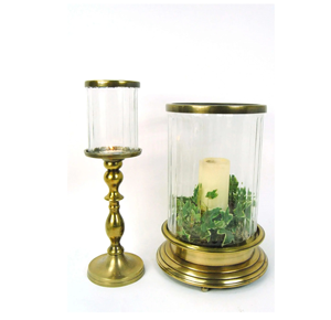 Nouvellement conception bougie pot fabrication Premium qualité métal et verre traditionnel bougie votive titulaire décor à la maison - Product Image 5