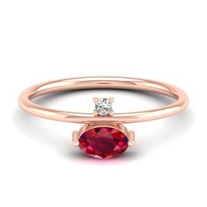 REYES High Quality 925 Sterling Silver GRA Certified Moissanite Wedding <b>Ring</b> <b>For</b> <b>Women</b> Oval Cut Red Ruby Gemstone Fine Jewelry - Product Image 6