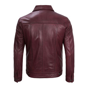Concevez votre propre logo Veste en cuir pour hommes Produit très demandé Nouvelle arrivée Veste en cuir pour hommes - Product Image 2