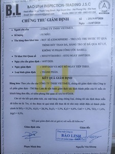 ลูกปัด cenosphere อลูมินาสีเทาฟลายแอชเซรามิกสีเทาในราคาที่ดีวัสดุทนไฟ MgO and SiO2 - Product Image 5