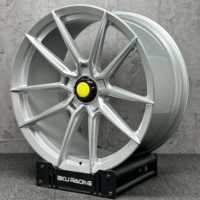 Velg Bku 5x114.3 untuk Ferrari SF90 Spider 296 GTB GT3 GTS 812 Competizione 12 Silinder SP3 20 21 Inch Velg Alloy Kustom