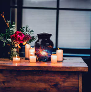 Wholesale Price Customized High Quality Metal Cremation Keepsake Urns Funeral Urn Burial Keepsake For Ashes With Velvet <b>Box</b> - Product Image 3