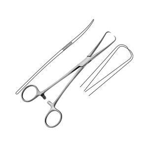 Alta calidad 25cm/10 \ "Venta al por mayor pinzas de ginecología tenáculo de acero inoxidable instrumentos quirúrgicos fuente de alimentación Manual - Product Image 5