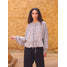 Blusa Holgada de Seda Bordada para Mujer Zahi - Diseños a Cuadros y Florales - Ropa Casual y de Negocios - Product Image 1