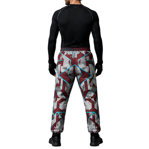 Men Paintball Pant 280-GSM Premium Polyester Interlock-Maroon <b>Black</b> Multi-Panel-Unique Style Custom Men's Paintball - Product Image 3