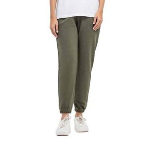 Pantalons de jogging pour femmes, coupe droite, hiver, logo personnalisé, OEM ODM, vente en gros, 100% coton - Product Image 2