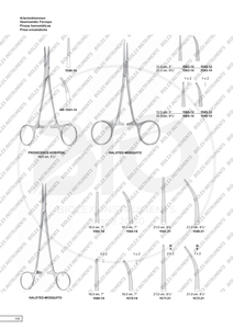 คีมหนีบรักษา ROCHESTER-CARMALT แบบโค้งสแตนเลสใช้สำหรับผ่าตัดโดยใช้เครื่องมือผ่าตัด - Product Image 3