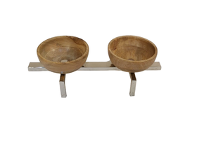 Nouveau design de plateau de service en bois naturel plat de haute qualité plateau de service en ensemble de 4 pour l'utilisation du service du Ramadan - Product Image 2