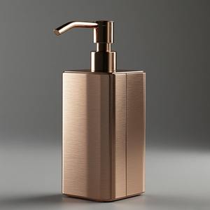 Distributeur de savon de salle de bain en acier inoxydable moderne et élégant, design poli, construction durable, caractéristiques écologiques pour les tendances actuelles - Product Image 3