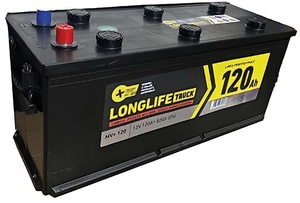 Batteria di Avviamento per Auto e Camion Longlife 120 Ah Mm. 510x175x225 H - Product Image 1