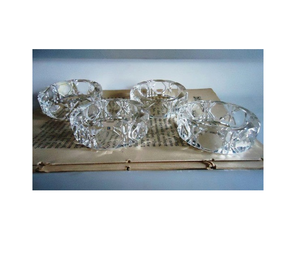 Rond de serviette en acrylique de haute qualité Rond de serviette de table de mariage Porte-anneau en cristal pour la couleur blanche naturelle - Product Image 2