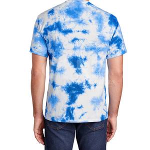 Custom Made Men's <b>Tie</b> Dye T-Shirt Breathable Short Sleeve with Unique Print Pattern Customized Logo 100% Cotton Jersey Material - Product Image 2