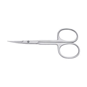 Pointe fine or anneau coupe-ongles finition terne H/N tête incurvée manucure ciseaux pour maquillage cils sourcils ciseaux - Product Image 4