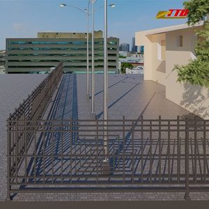 Designs élégants de clôtures en fer forgé pour les maisons et les jardins, conçues pour une durabilité à long terme, une sécurité et une beauté élégante - Product Image 3