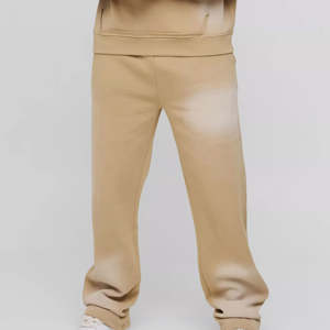 ชุดเซ็ตเสื้อฮู้ดดี้และกางเกงวอร์มสตรีทแวร์ผู้ชายรุ่นใหม่ล่าสุด ผ้าฝ้าย 100% ระบายอากาศได้ดี รับผลิตแบบ OEM - Product Image 2