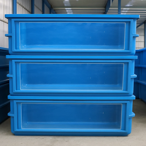 Tanque de peces de fibra de vidrio de alta resistencia Piscina de acuicultura FRP personalizada para la Agricultura Tanque de cría de acuicultura de fibra de vidrio - Product Image 2