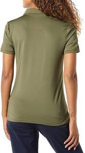 Camiseta de Manga Corta para Mujer, Estilo Clásico Informal, Tejido de Algodón Peinado de 220G, Antiarrugas, Transpirable, con Abertura Lateral, No se Encoge - Product Image 6