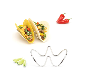 Porte-tacos en acier Sushi Taco Display Porte-tacos pour vaisselle Plats et assiettes Meilleure qualité polie - Product Image 2