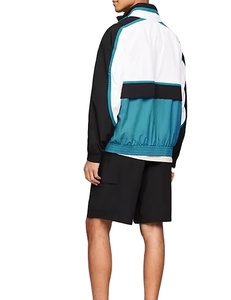 Custom TwoPiece <b>Waterproof</b> Windbreaker Jacket Shorts <b>Set</b> 100% Nylon Drawstring Closure Front Logo Casual Tracksuit for Men 2027 - Product Image 5