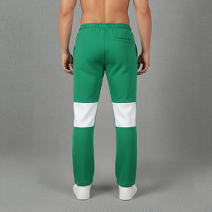 Pantalons de survêtement décontractés pour hommes en toile personnalisée OEM, 100% coton, style baggy, streetwear, jogging, séchage rapide, écologique, effet vieilli - Product Image 5