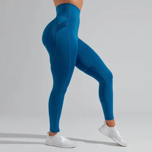 กางเกงเลกกิ้งสำหรับเล่นโยคะของผู้หญิงผ้าแห้งเร็วแข็งแรงทนทานทนทานยาวถึงข้อเท้าไร้รอยต่อขนาดพิเศษ - Product Image 3