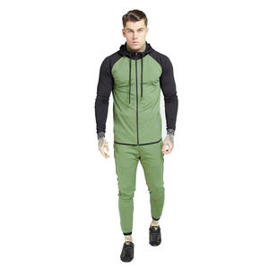 100% Original coton luxe Tech polaire hommes 2 pièces ensemble respirant à capuche Joggers poids lourd extérieur caractéristiques solide hiver - Product Image 3